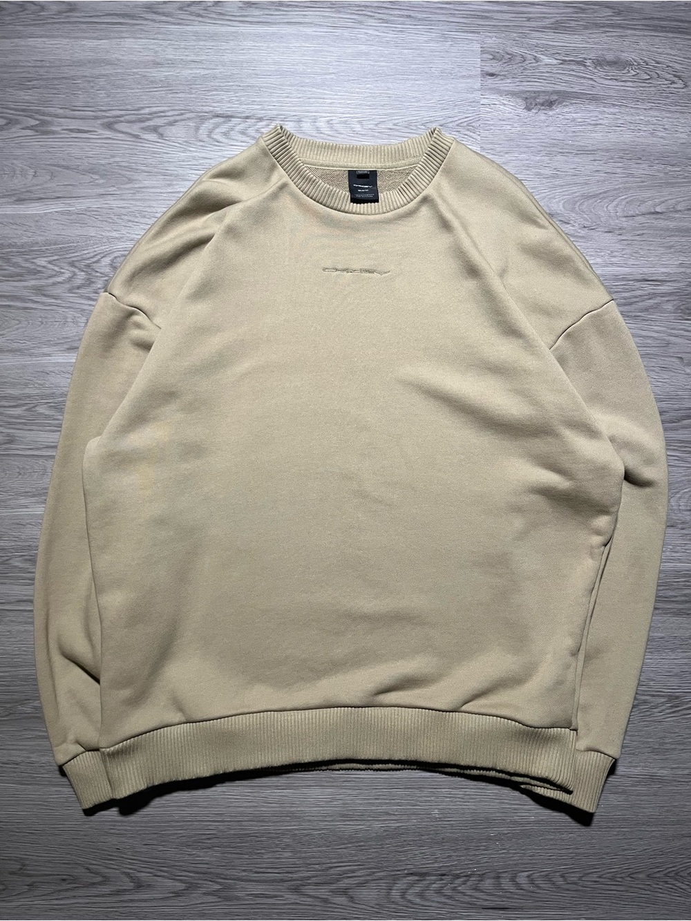 Oakley embroidered Centre logo spell out crewneck sweater men’s XL